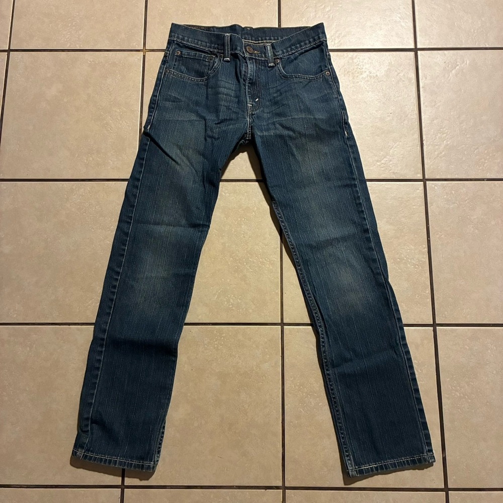 Levi's 511 Boys 16 Reg 28x28 Blue Denim Slim Fit Jeans